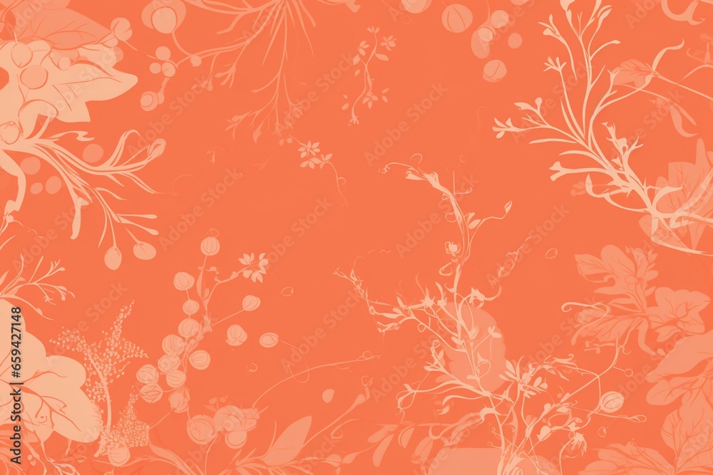 Desktop wallpaper in lightcoral for HD background and banner. Generative AI