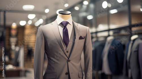 A Classic Suit in a Clothing Store ©  Mohammad Xte