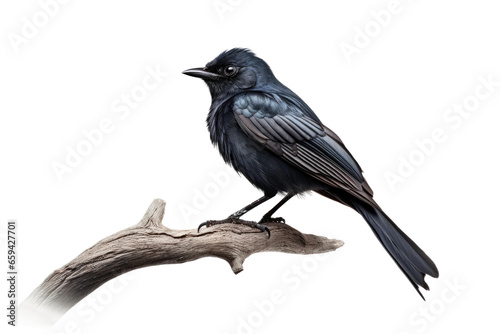 Drongo isolated on transparent background, Generative Ai © AIstudio1