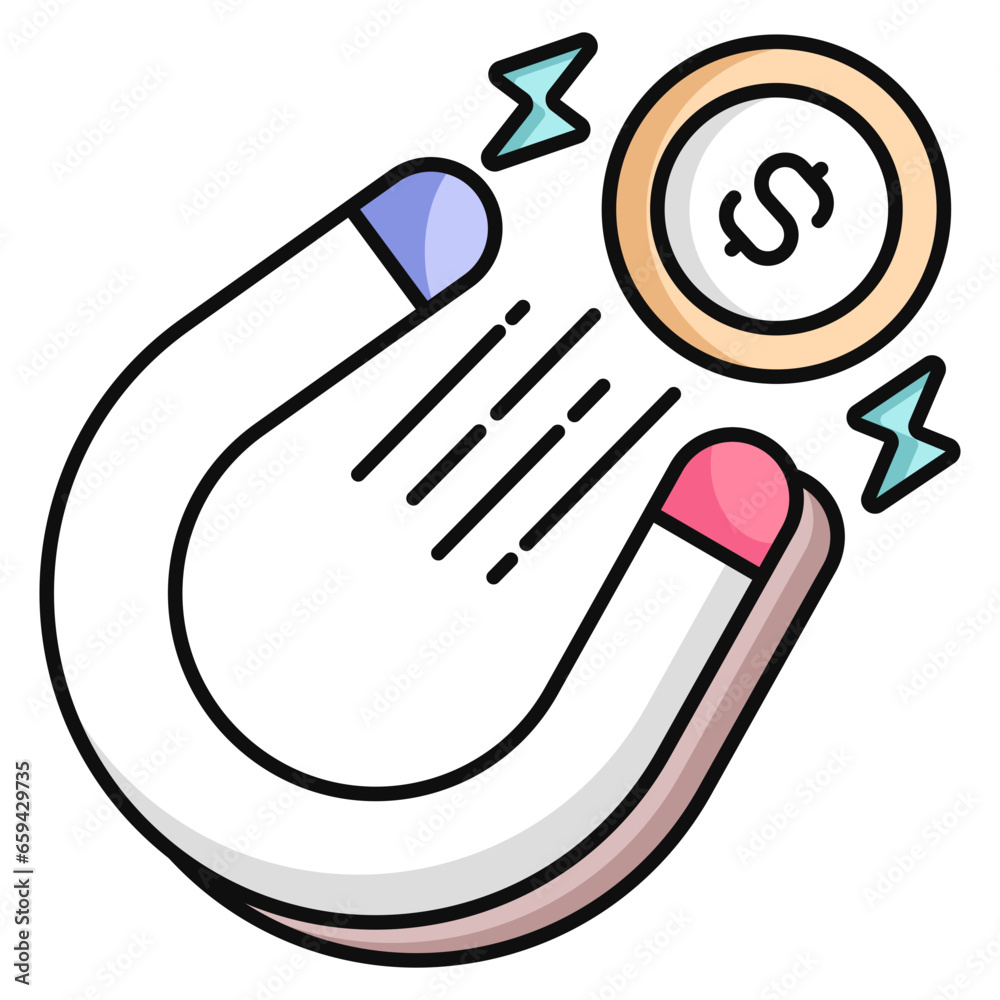 Premium download icon of attract money Premium download icon of attract money