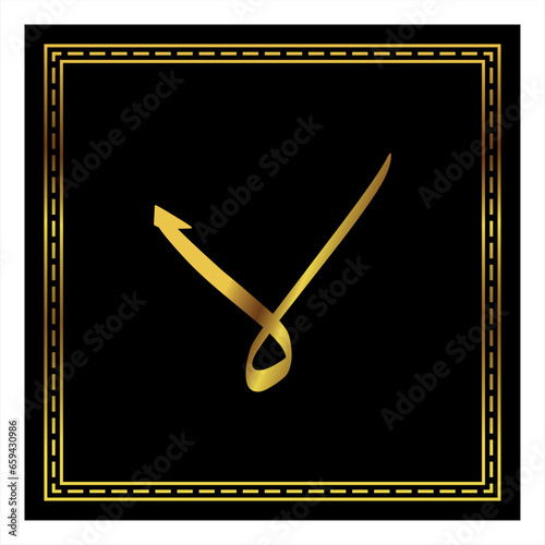 Arabic Alphabet Thuluth golden style with golden border
Arabic Alphabet, Red Urdu typography design fonts