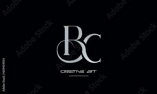BC, CB, B, C abstract letters logo monogram