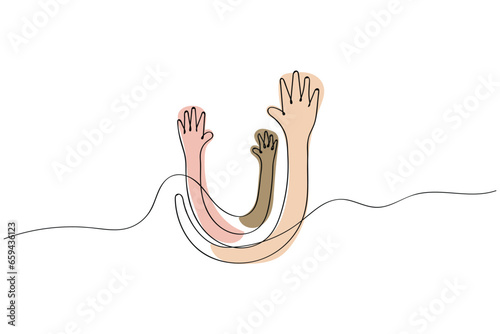 world rare disease day is observed every year on 28 february. Line art vector. Rare diseases awareness concept art.
