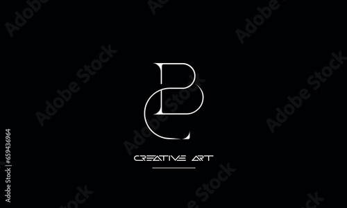 BC, CB, B, C abstract letters logo monogram