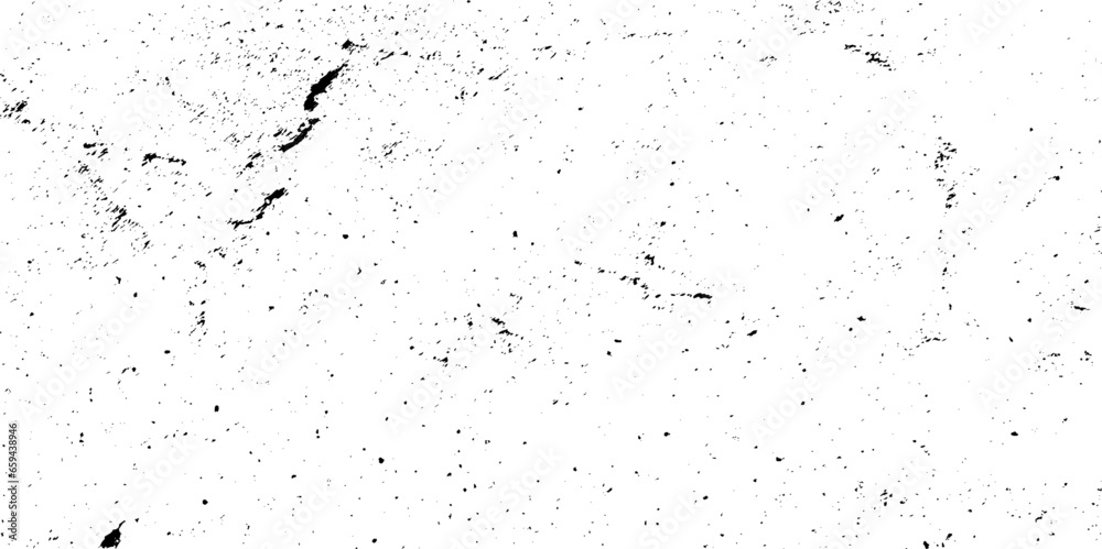 Rough black and white texture vector. Distressed overlay texture. Grunge background. Abstract textured effect. Aged wall texture. Grainy messy overlay of empty, aging, scratched wall. Grunge rough.