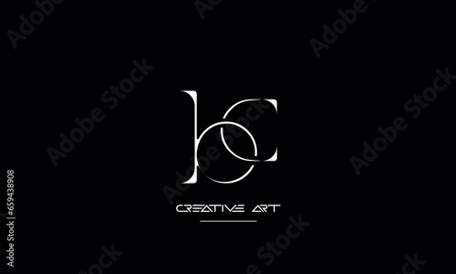 BC, CB, B, C abstract letters logo monogram