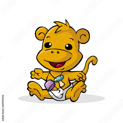 Baby Monkey cartoon