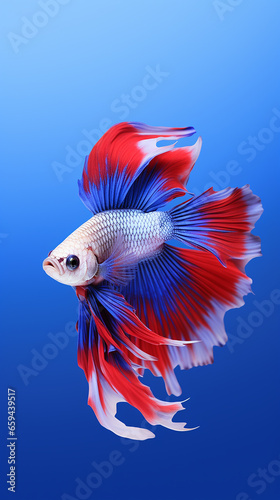 Thai betta fish, Siamese fish fighters, ios background style, siamese fish fighting isolated on black background, betta splendens isolated beautiful tail,