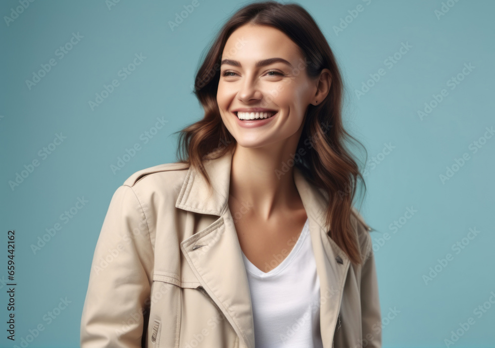 Portrait of a smiling woman Portrait of a smiling woman