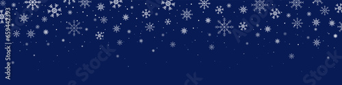 Snowfall background. Snowflake background.