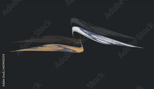 Abstraction, fantastic pattern. Landscape. Abstract drawing, cover, sticker, print, logo. Contemporary vector art