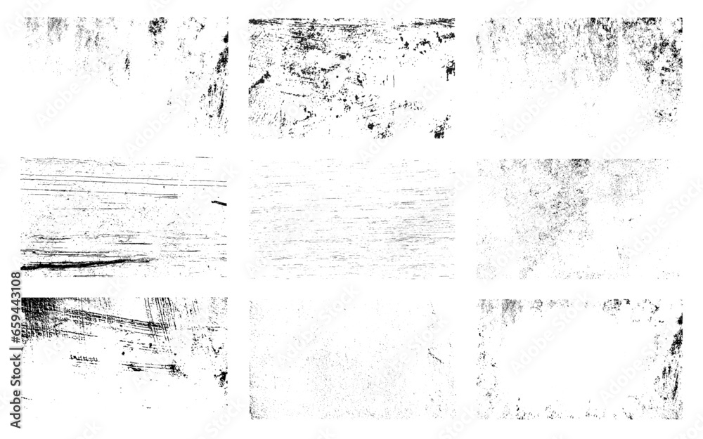 Vector grunge textures. Distress textures set. Old grunge background. Vector grunge textures. Distress textures set. Old grunge background.