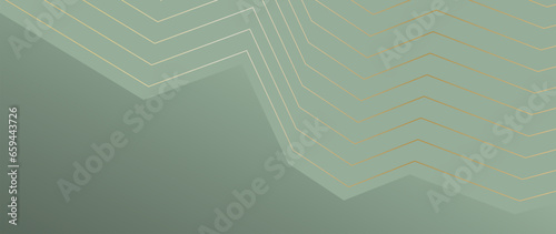 Luxury background vector. Golden curve line, gradient of golden lines in art deco style. Illustration design for card, grand opening, party invitation, wedding, background.