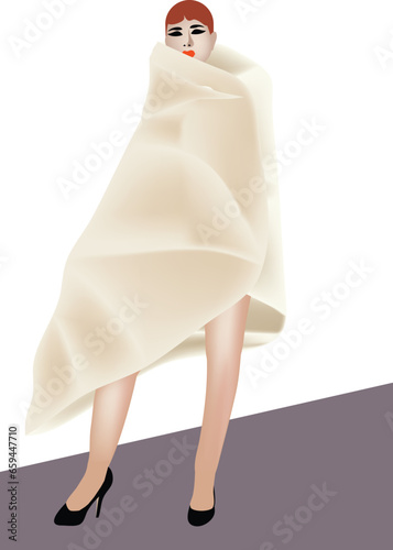 A Pretty Pose from Head to Toes