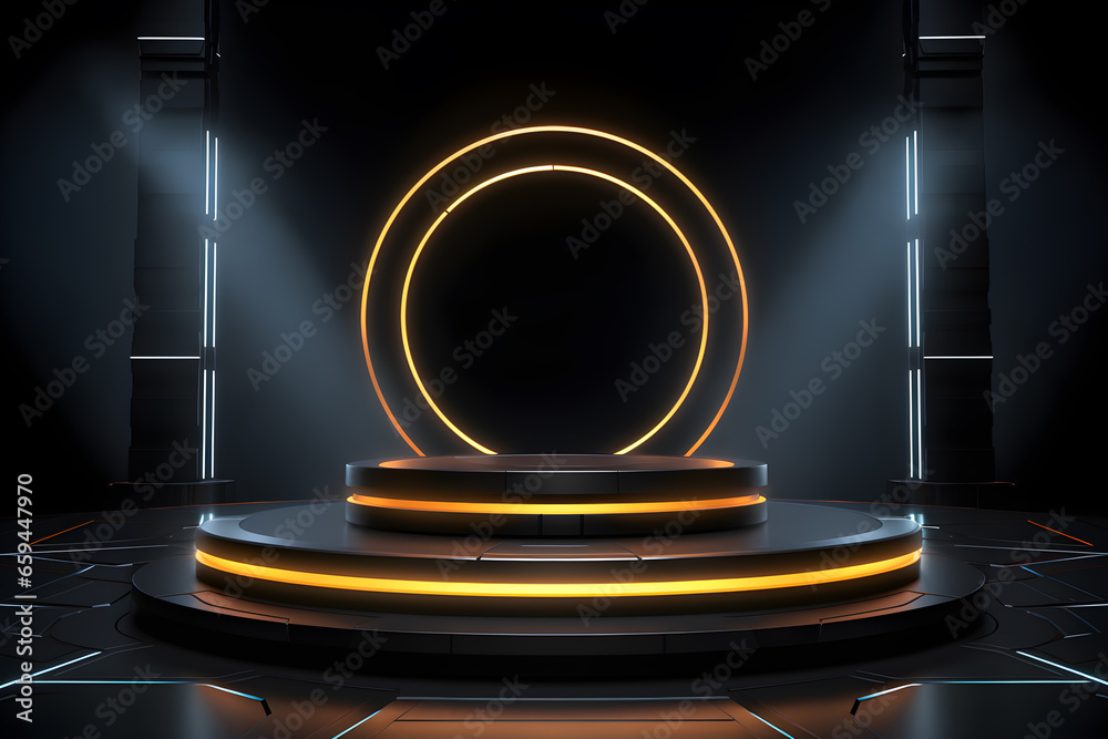 3d rendered illustration of an podium 3d rendered illustration of an podium