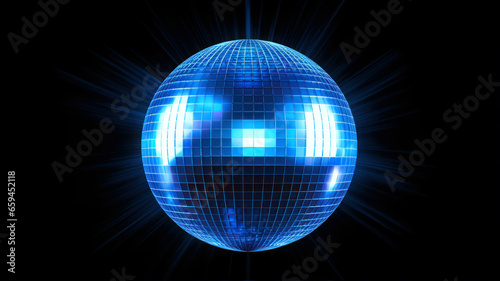 disco ball on a black background