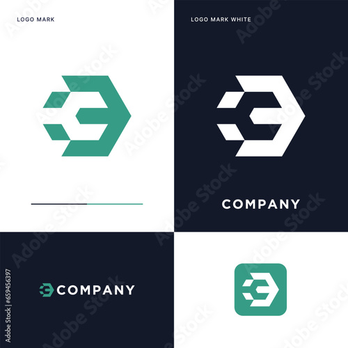 Wrench Logo Vector Icon Illustration Design