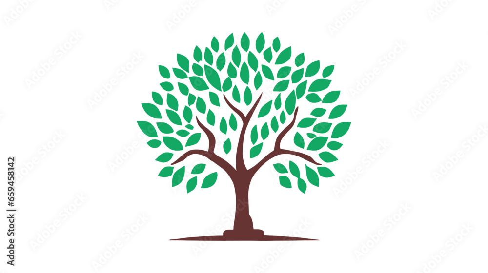 Tree green vector illustrations. roots mangrove tree vector design on a white background. Tree green vector illustrations. roots mangrove tree vector design on a white background.