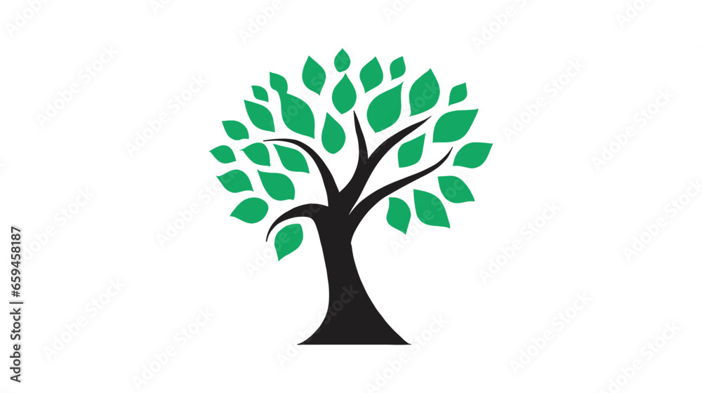 Tree green vector illustrations. roots mangrove tree vector design on a white background. Tree green vector illustrations. roots mangrove tree vector design on a white background.