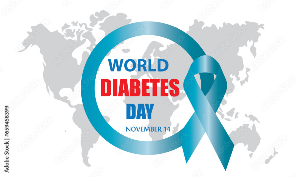 World Diabetes day is observed every year on November 14, global awareness campaign focusing on diabetes.Create Awareness & Fight Diabetes,Vector illustration.eps