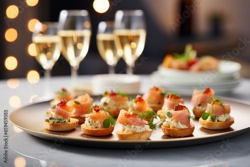 Festive canapés 