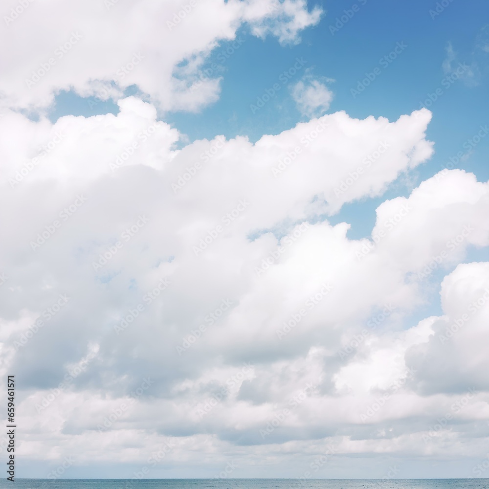 Obraz premium blue sky and clouds