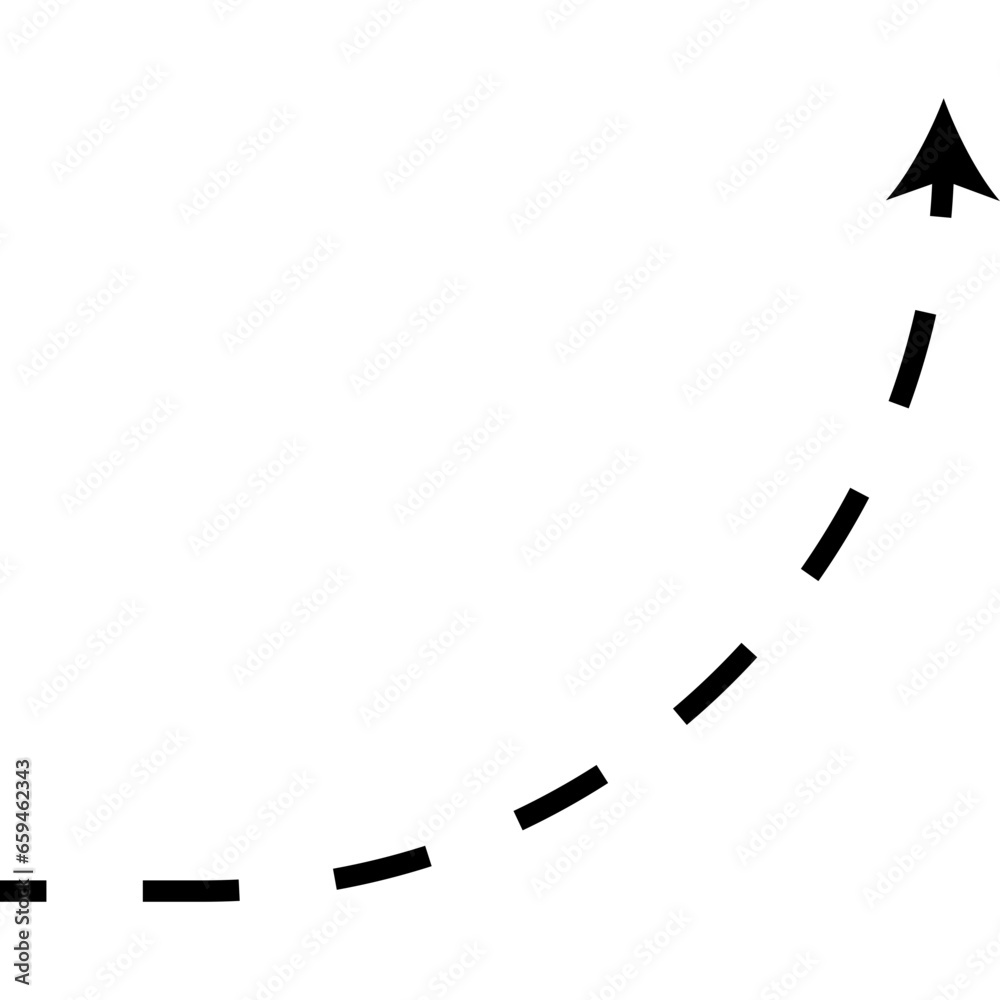 Dash Line Arrow Dash Line Arrow