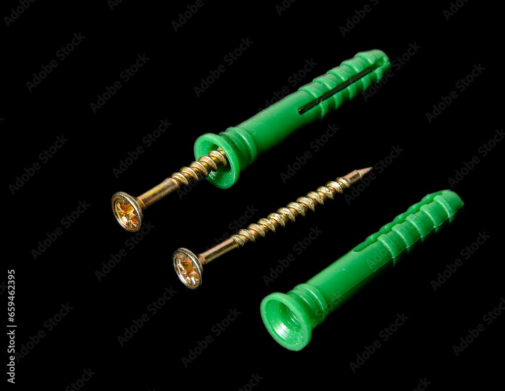 Fototapeta premium Self-tappers with countersunk head with zinc coating