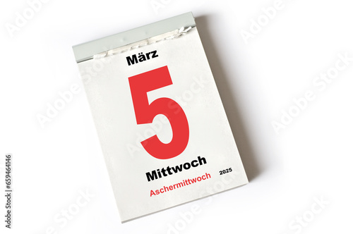 5. März 2025 Aschermittwoch