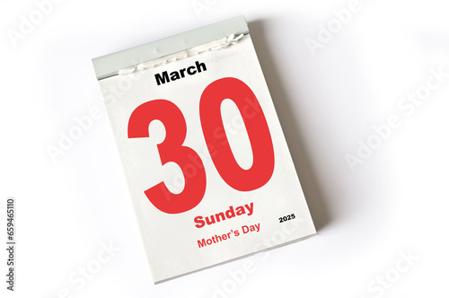 30. March 2025 Mother’s Day UK