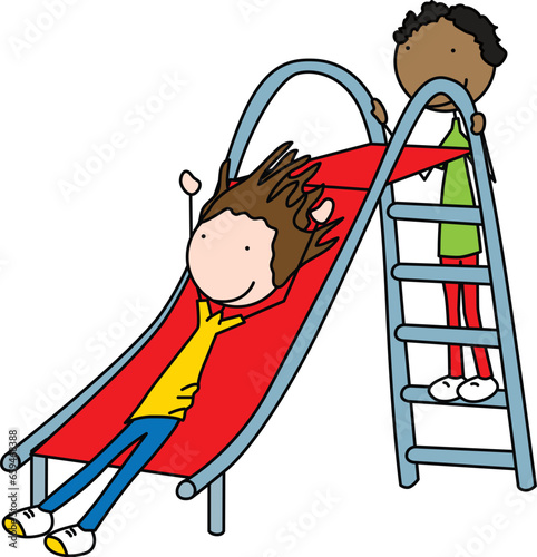 Happy Kids sliding