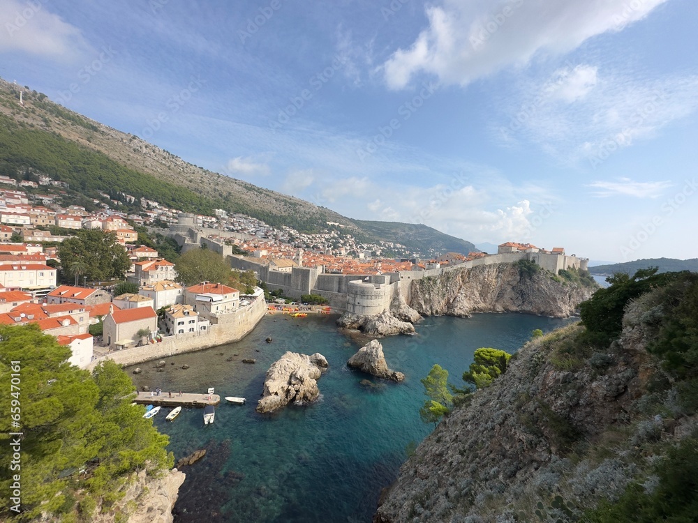 Coastal city of Dubrovnik, Croatia 