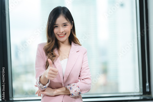 Happy confident smiling you...