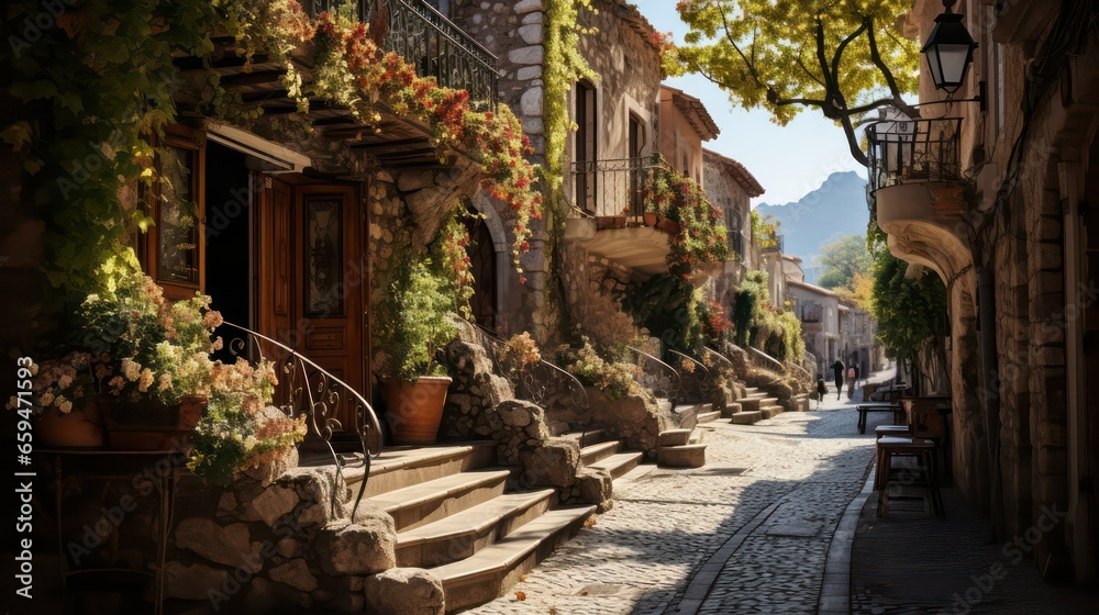 Fototapeta premium street in the old town