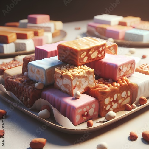 Sweet and Chewy Nougat: A Confectionery Delight