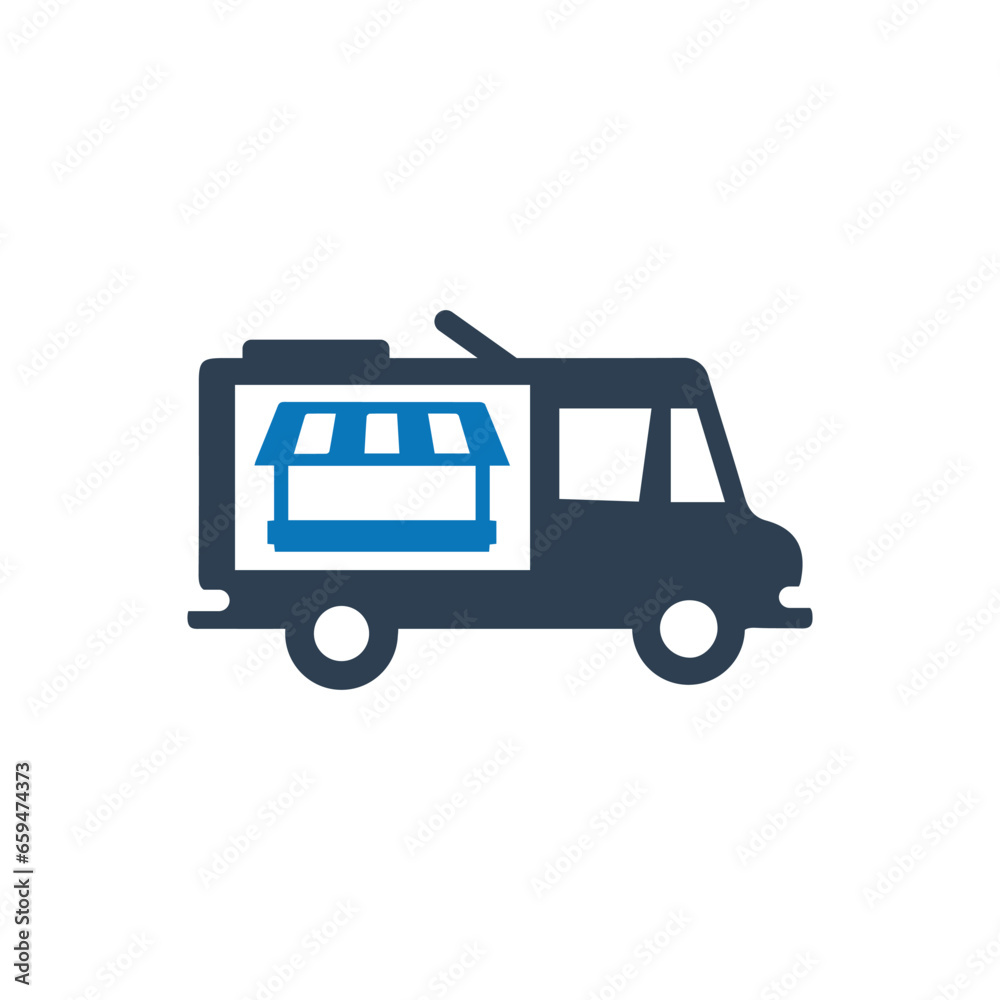 Food truck icon