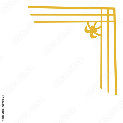 Gold Frame Corner