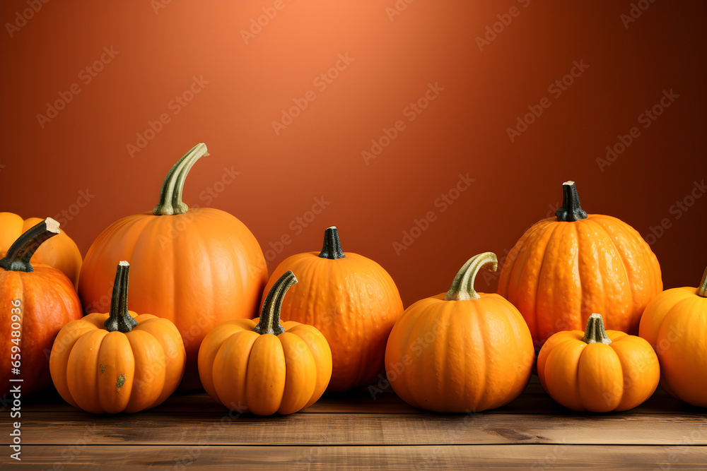Pumpkins and gourds on the ground, thanksgiving Pumpkins and gourds on the ground, thanksgiving