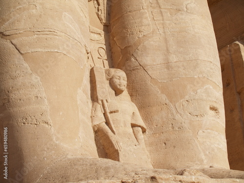 Templo de Ramses II. Abu Simbel, junto al lago Nasr. photo