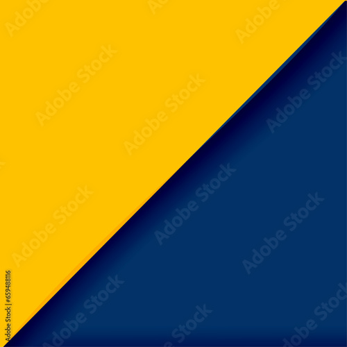 yellow and blue background decorative design layout for your ideas with space for text