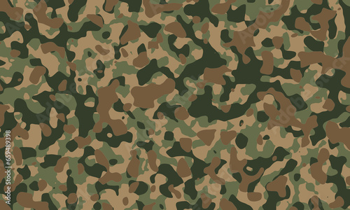 Camouflage background.Green military camo texture pattern.