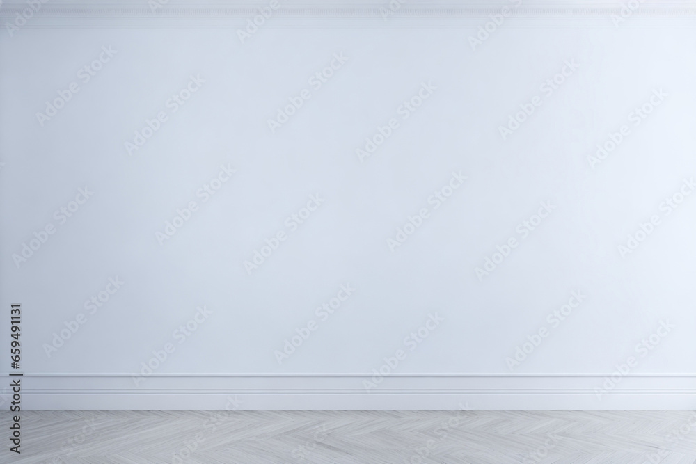 Classic wall background, mock up room with copy space. Created using generative AI tools