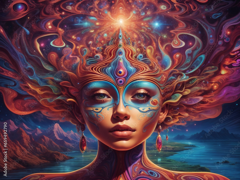expanded psychedelic consciousness art