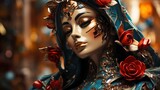 A close-up of a Virgen de Guadalupe-themed , Background Image,Desktop Wallpaper Backgrounds, HD