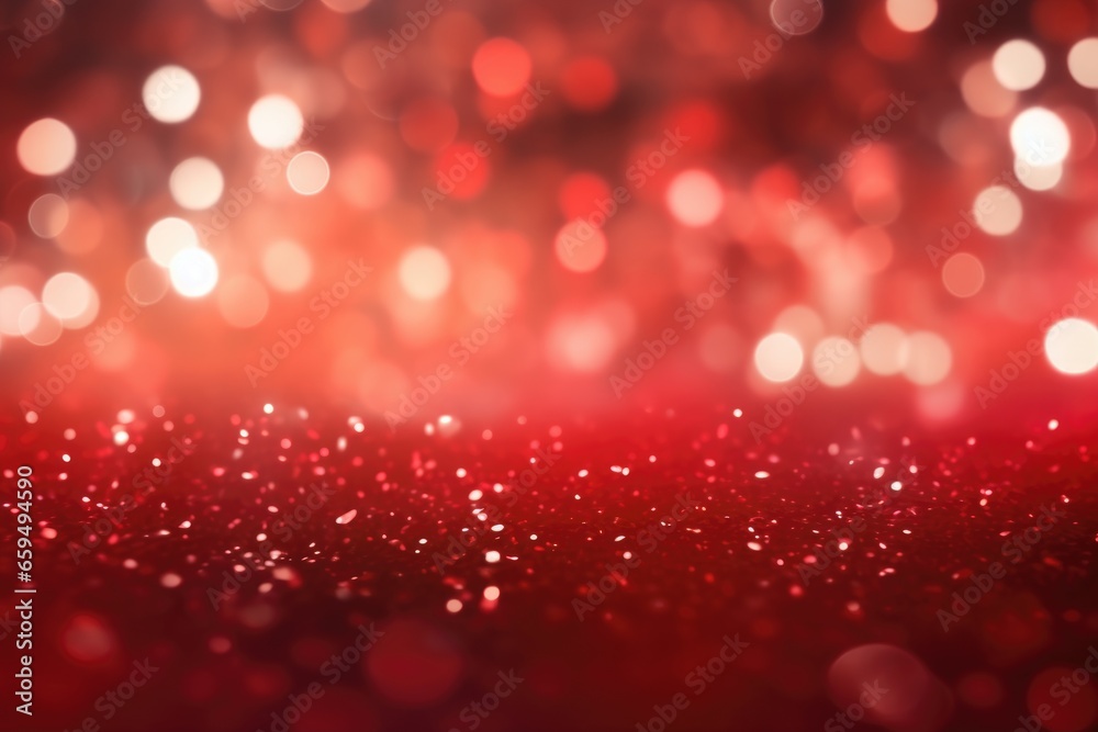 Red bokeh light background, Christmas glowing bokeh confetti and sparkle texture overlay for your design. Sparkling Red dust abstract luxury decoration background. Red bokeh light background, Christmas glowing bokeh confetti and sparkle texture overlay for your design. Sparkling Red dust abstract luxury decoration background.