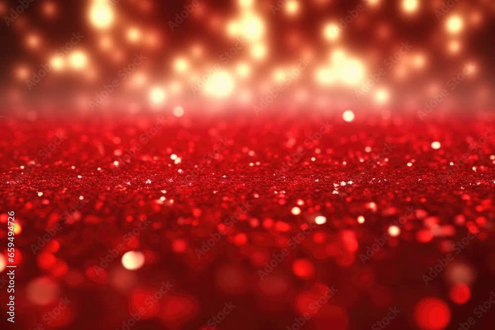 Red bokeh light background, Christmas glowing bokeh confetti and sparkle texture overlay for your design. Sparkling Red dust abstract luxury decoration background. Red bokeh light background, Christmas glowing bokeh confetti and sparkle texture overlay for your design. Sparkling Red dust abstract luxury decoration background.