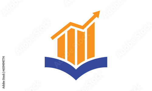 book with graphic for accounting