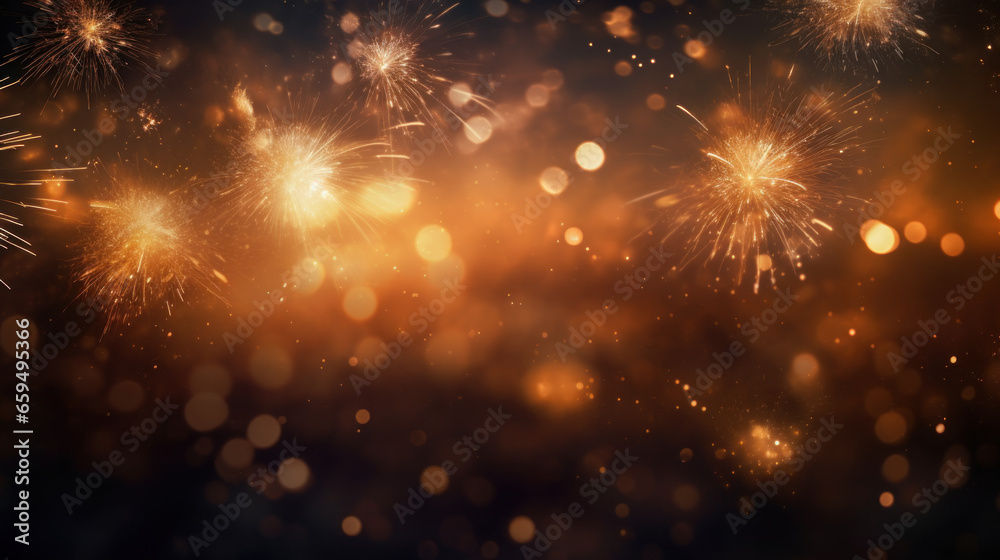 happy new year firework and bokeh motion blur happy new year firework and bokeh motion blur