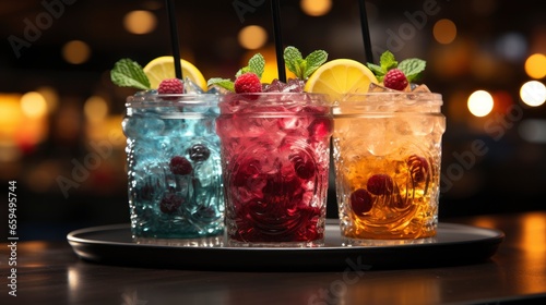 A close-up of Boxing Day holiday-themed cocktails , Background Image,Desktop Wallpaper Backgrounds, HD