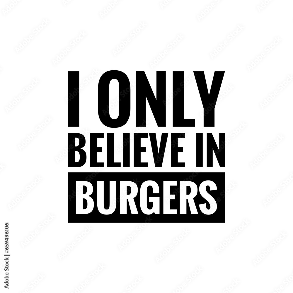 ''Burgers'' Concept Quote Illustration